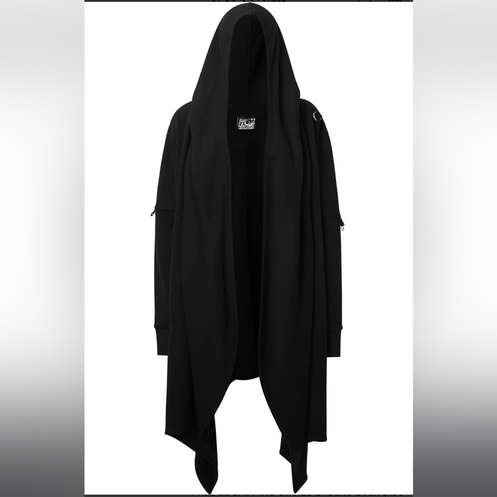 Unisex Killstar Assassins Hooded Cardigan